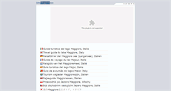 Desktop Screenshot of lakemaggioresee.com